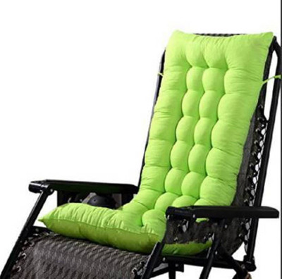 RF Relaxfeel Cotton Solid Chair Pad Pack of 1(parrot green)