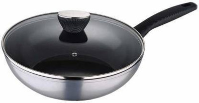 BERGNER Fry Pan 28 cm diameter with Lid 4.2 L capacity(Aluminium, Non-stick, Induction Bottom)