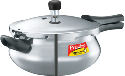 Prestige Deluxe Plus 5 L Outer Lid Induction Bottom Pressure Cooker(Aluminium)