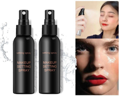 Emijun MakeUp MATTE FINISH & WATER PROOF MAKEUP SETTING FIXER COMBO Primer  - 200 ml(Transparent)