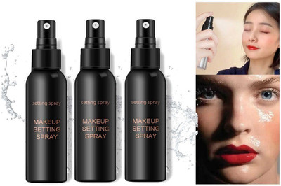 tanvi27 Makeup fixer face spray prep & prime long lasting & hydrating pack of 3 Primer  - 300 ml(Transparent)