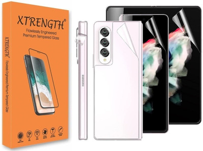 XTRENGTH Edge To Edge Tempered Glass for Samsung Galaxy Z Fold 3(Pack of 1)