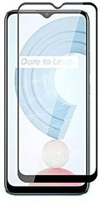 LIKEDESIGN Edge To Edge Tempered Glass for Realme C25Y, Realme C25y(Pack of 1)