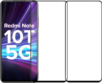 Flipkart SmartBuy Edge To Edge Tempered Glass for Mi Redmi Note 10T 5G(Pack of 2)