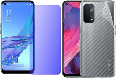 GLASS STAR Front and Back Screen Guard for OPPO A74 5G(Pack of 2)