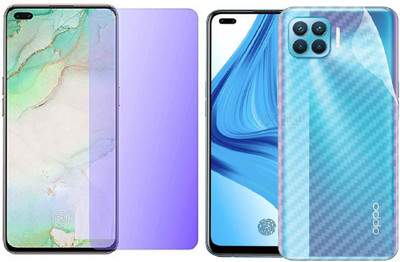 GLASS STAR Front and Back Screen Guard for OPPO F17 PRO(Pack of 2)