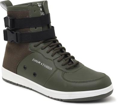 Zixer High Tops For Men(Green , 6)