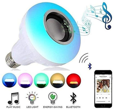 PRAMUKH GADGET LED Light Bulb, Smart 12W LED Bluetooth 3.0 Speaker Music Bulb Smart Bulb