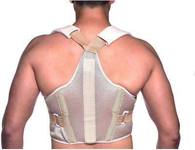 IRIS Fully Adjustable Posture Corrector | Improves Posture and Provides Lumbar Support Posture Corrector(Beige)