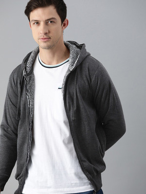 ADBUCKS Full Sleeve Solid Men Sweatshirt