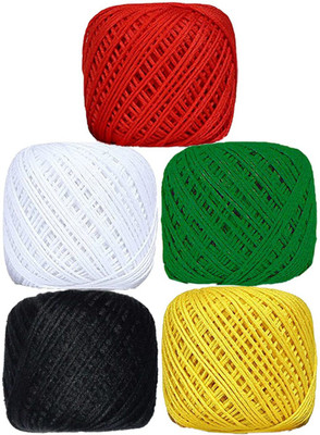 LUCASI Multicolor Thread(45 m Pack of5)