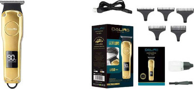 DALING DL-1209 Trimmer 250 min  Runtime 4 Length Settings(Gold)