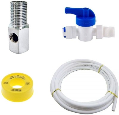 SEAZONE Inlet Valve/Connector with Stainless Steel Coupling, Solid Filter Cartridge(5, Pack of 4)