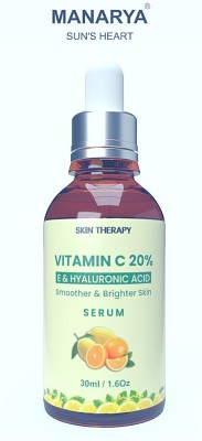 Manarya Sun's Heart Vitamin C Face Serum With Vitamin E And For Skin Glowing, Whitening, Acne Scars, Anti Aging And Dark Spot Removal(30 ml)