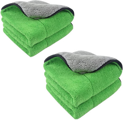 Sparrow world Microfiber 600 GSM Bath, Face, Hand, Sport, Beach, Hair Towel(Pack of 4)