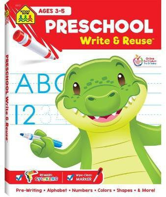 School Zone Preschool Write &(English, Spiral bound, Zone School)