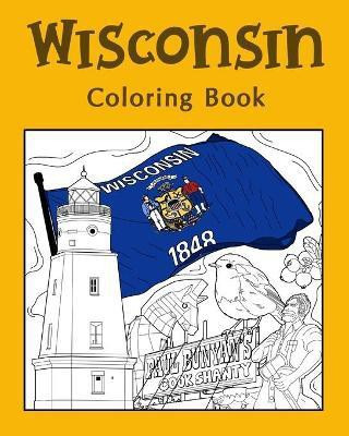 Wisconsin Coloring Book(English, Paperback, Paperland)