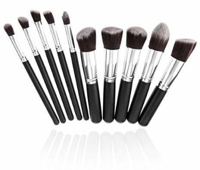 Shrirays Professional 10 Pcs Makeup Brushes Set With Brush Cleaner & 1 Makeup Sponge Puff(Pack of 12)