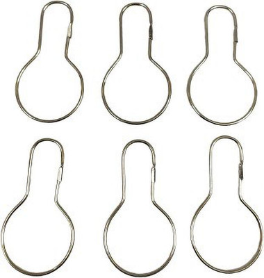 Smark S mark Snap Hook Stainless Steel Heavy Duty Safety Lock Cable Attachment 6pcz Locking Carabiner(Silver)