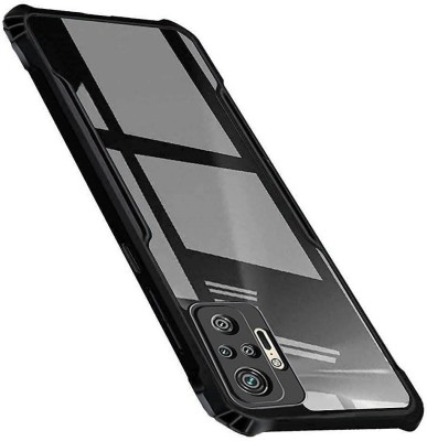 Phone Care Back Cover for Xiaomi Redmi Note 10 Pro(Black, Transparent, Grip Case, Pack of: 1)