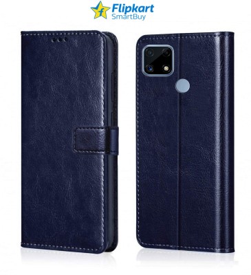 Flipkart SmartBuy Flip Cover for Realme C12, Realme Narzo 20, Realme C25, Realme C25s(Blue, Grip Case, Pack of: 1)