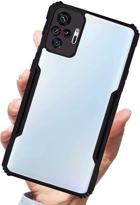 Phone Care Back Cover for Xiaomi Redmi Note 10 Pro(Black, Transparent, Grip Case, Pack of: 1)