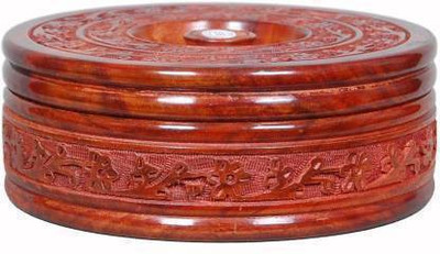 AN Craft chapati Box/Puri Box/paratha Box hot case for Kitchen or Dining Table //CHAPATI Casserole with Engraved Design Finish Serve Casserole(900 ml)