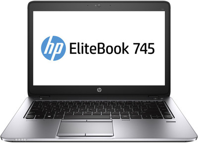 (Refurbished) HP Elitebook series APU Quad Core A8 7th Gen - (4 GB/320 GB HDD/Windows 10 Pro/1 GB Graphics) Elitebook 745 G2 Business Laptop(14 inch, Black)