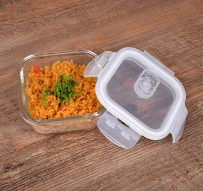 Flipkart SmartBuy Glass Utility Container  - 320 ml(Clear)