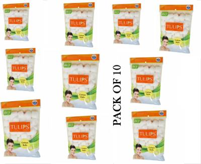 TULIP COTTON COTTON BALLS 50 PIECES * 10 PACK TOTAL 500 BALLS