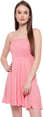 Rajkanya Women A-line Pink Dress