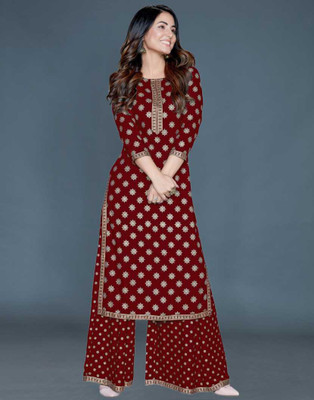 Kiya Fashion Women Kurta Palazzo Set