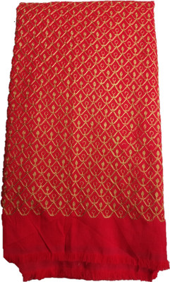 Shantuba Textile Silk Blend Embroidered Blouse Material