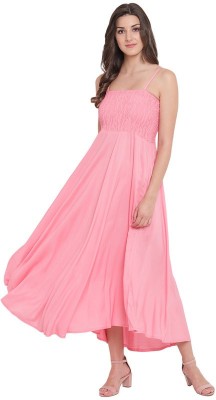 Rajkanya Straight Gown(Pink)