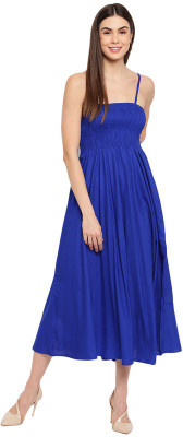 Rajkanya Straight Gown(Blue)