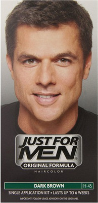 JUST FOR MEN Shampoo In Hair Color Dark Brown H- 45 , Dark Brown