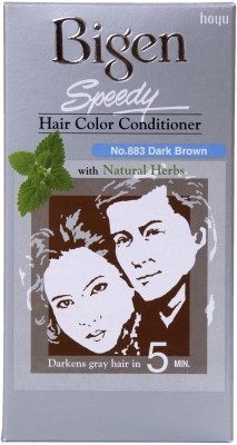 Bigen Speedy Hair Color Conditioner No. 883 Dark Brown , Dark Brown
