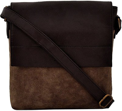 Yelloe Men & Women Brown Messenger Bag