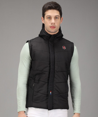 HEMLOCK Sleeveless Solid Men Jacket