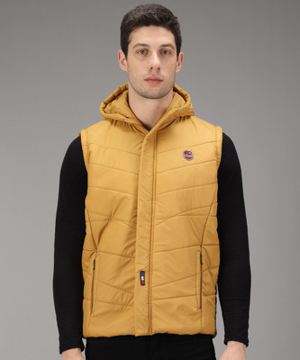 ZEPPI Sleeveless Solid Men Jacket