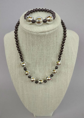 TinyCloset Plastic Brown Jewellery Set(Pack of 1)