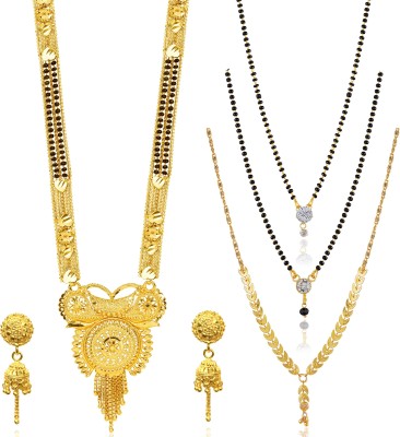 BRANDSOON Brass Gold-plated Gold Jewellery Set(Pack of 1)