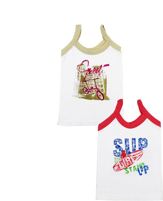 Neeba Vest For Baby Boys Cotton Blend(Multicolor, Pack of 3)