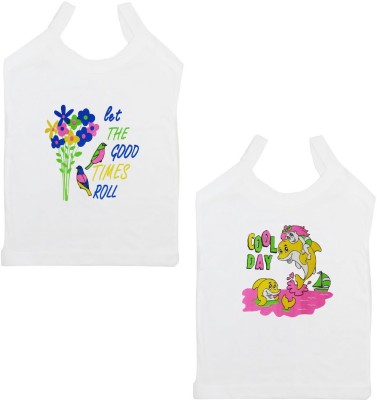 famcomf Camisole For Baby Girls(White, Pack of 2)