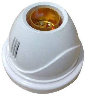 JELECTRICALS White and Red Mix Fancy Bulb Holder - Pack of 10 Plastic Light Socket(Pack of 10)