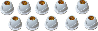 JELECTRICALS White Fancy Bulb Holder Pack of 10 Brass Light Socket(Pack of 10)