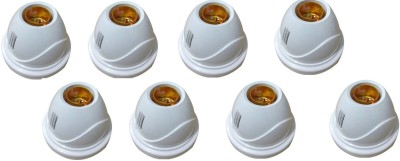 JELECTRICALS White Fancy Bulb Holder Pack of 8 Brass Light Socket(Pack of 8)