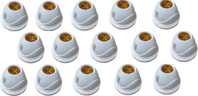JELECTRICALS White Fancy Bulb Holder Pack of 15 Brass Light Socket(Pack of 15)