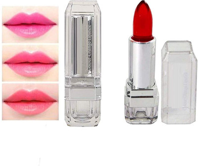 Latixmat NEW LONG LASTING KISS PROOF COLOR SHIFT RED GALLEY LIPSTICK(RED, 3.2 g)
