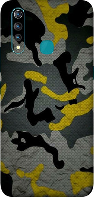 BUGGU Vivo Z1 Pro, vivo z1 pro Mobile Skin(Ultra Super Camouflage Yellow Skin With High Matte Finish., Mobile Skin (Back+Side+Camera))